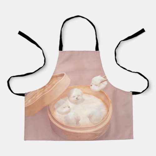 Xiao Long Bao Cute Illustration Apron