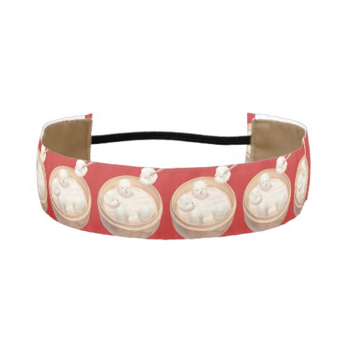 Xiao Long Bao Cute Illustration Athletic Headband