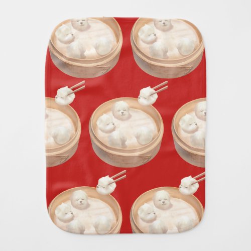 Xiao Long Bao Cute Illustration Baby Burp Cloth