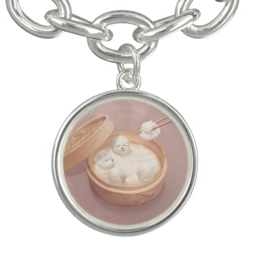 Xiao Long Bao Cute Illustration Bracelet