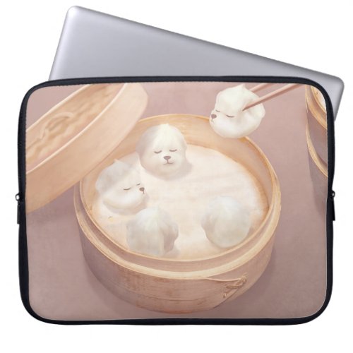 Xiao Long Bao Cute Illustration Laptop Sleeve