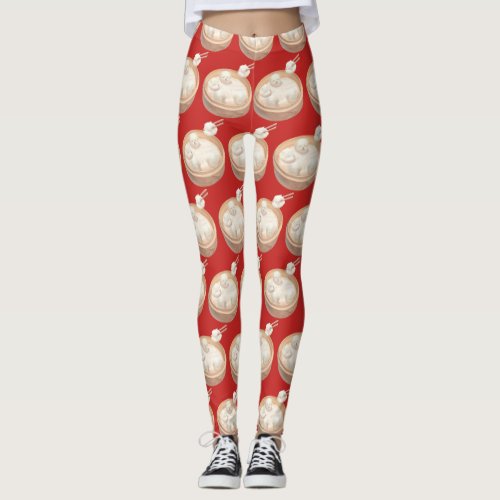 Xiao Long Bao Cute Illustration Leggings