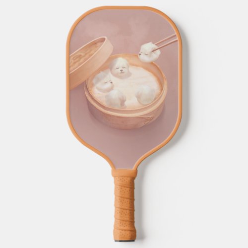 Xiao Long Bao Cute Illustration Pickleball Paddle