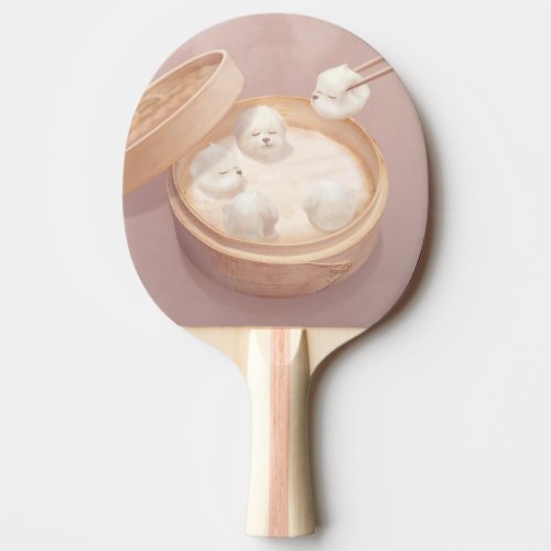 Xiao Long Bao Cute Illustration Ping Pong Paddle