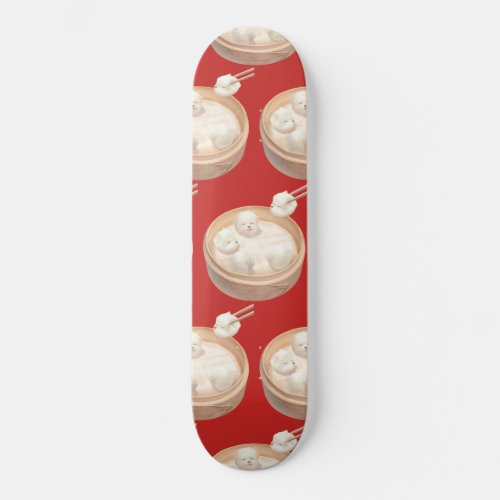 Xiao Long Bao Cute Illustration Skateboard