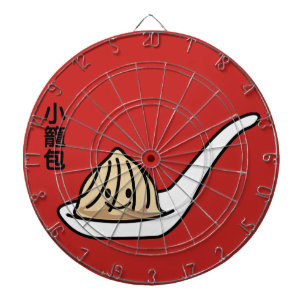 Xiaolongbao Chinese Soup Dumpling Dim Sum Bun Dartboard With Darts