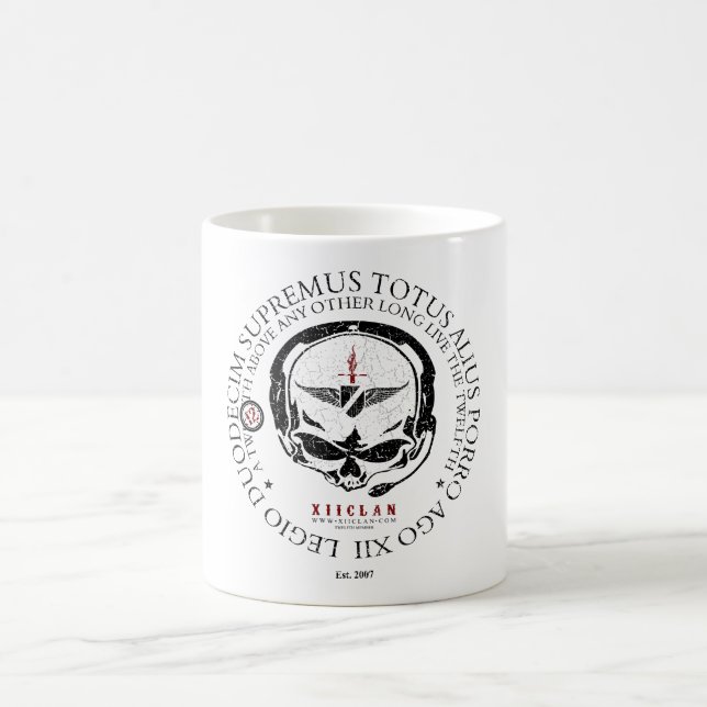 XII Skulled Coffee Mug - 11oz (Center)