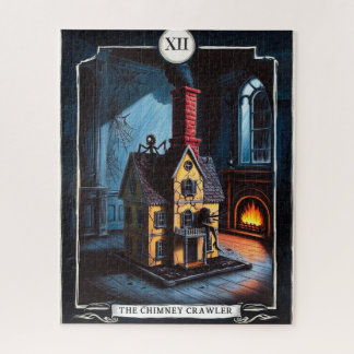 XII The Chimney Crawler - Climb Creep Claim, Tarot Jigsaw Puzzle