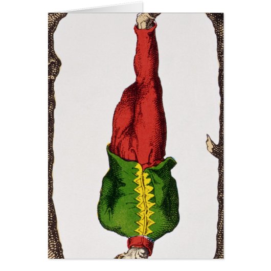 XII The Hanged Man, tarot card (Front)