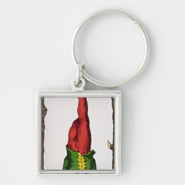 XII The Hanged Man, tarot card Keychain (Front)
