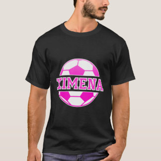 Ximena Name Girls Soccer Play Football Sports Fan T-Shirt