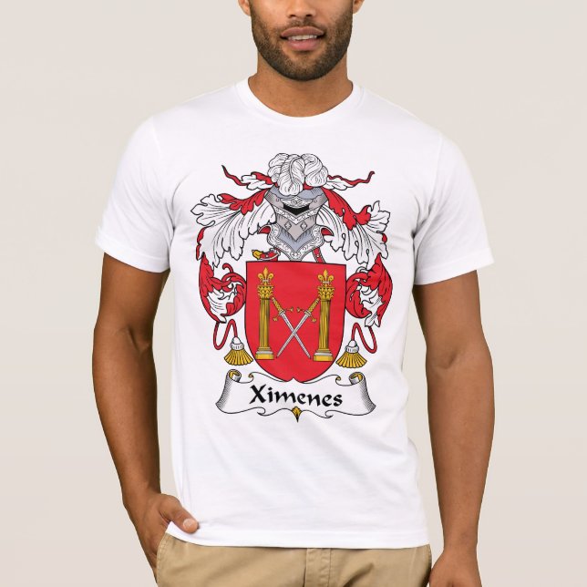 Ximenes Family Crest T-Shirt (Front)