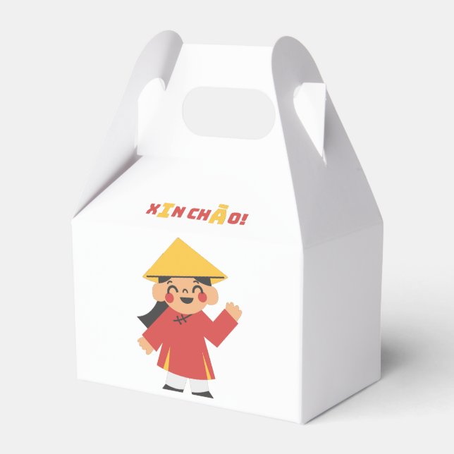 "Xin Chào" Cute Vietnamese Gift Box (Front Side)