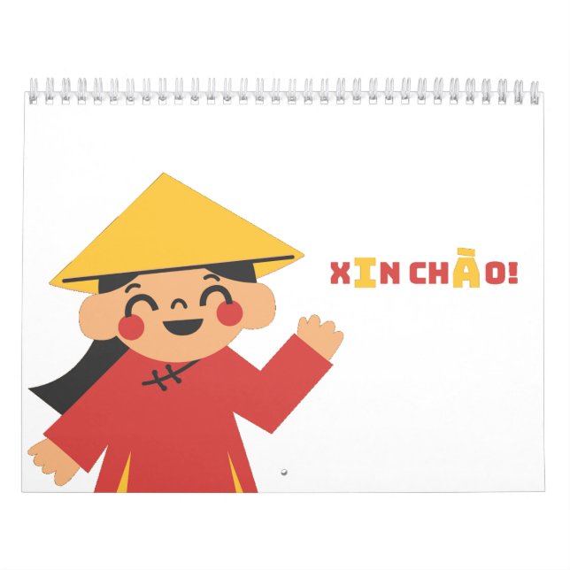 XIN CHÀO! Vietnam Calendar (Cover)
