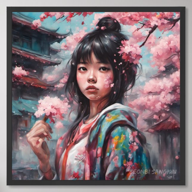 Xing Xing (星星)  Framed Art (Framed Front)