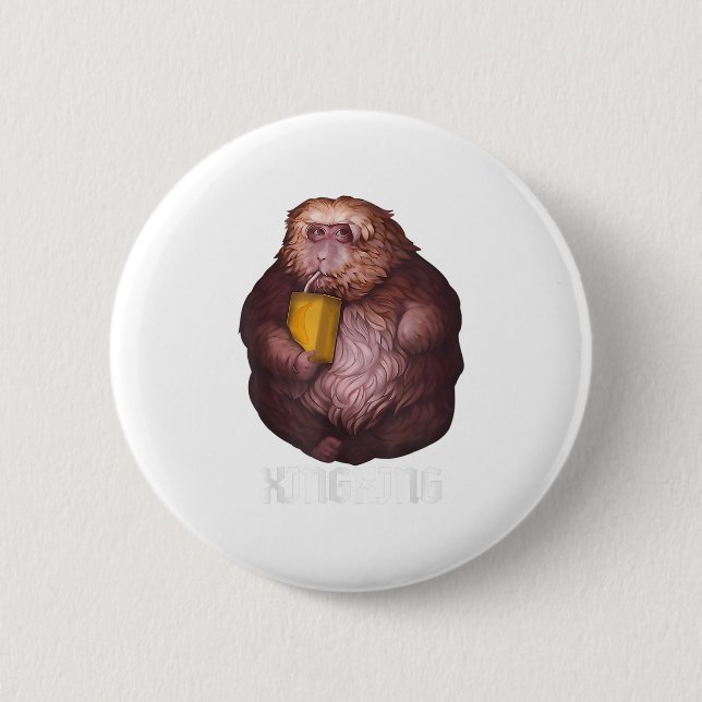 Xing Xing Funny Meme – Viral Trend Funny _1  Button (Front)