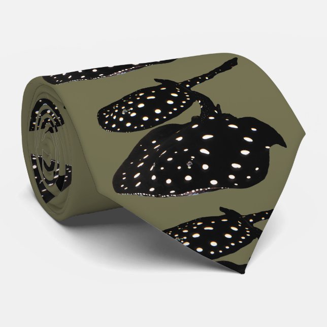 Xingu River ray ネクタイ Neck Tie (Rolled)