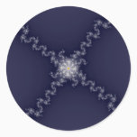 Xit - Fractal Classic Round Sticker