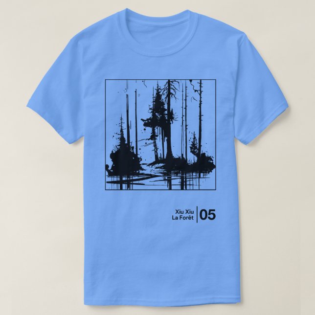 Xiu Xiu Minimalist Graphic Artwork Design T-Shirt (Design Front)