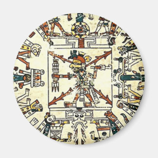 Xiuhtecuhtli Aztec Death God Magnet