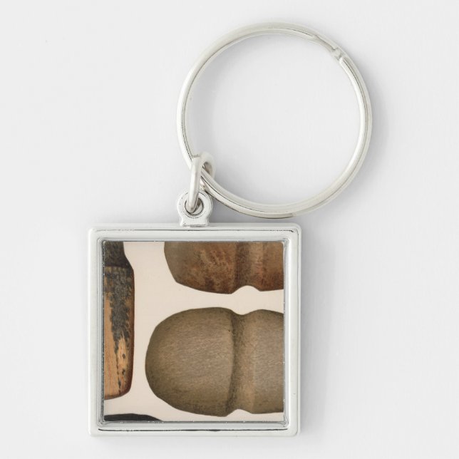 XIX Stone implements, New Mexico Keychain (Front)