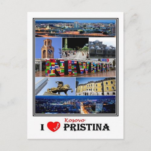 XK Kosovo _ Pristina _ Postcard