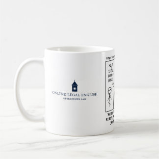 xkcd linguist humor - Georgetown OLE Coffee Mug