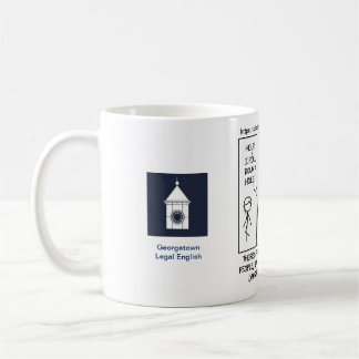 xkcd linguist humor - Georgetown OLE Coffee Mug
