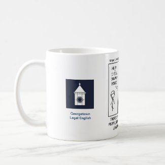 xkcd linguist humor - Georgetown OLE Coffee Mug