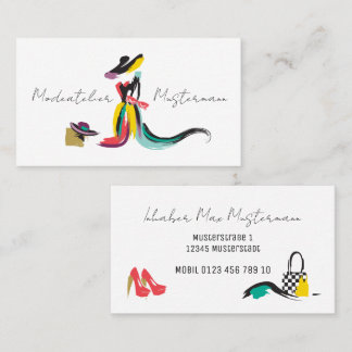 XL, 8,9 cm x 6,4 cm Visitenkarte Business Card