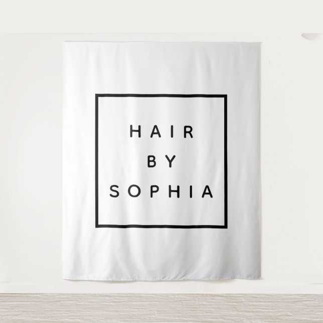 XL HAIR stylist business promotion luxury Tapestry (Front)
