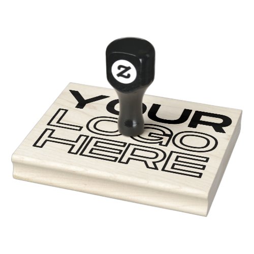 XL Large Business Logo Custom Rubber Stamp
