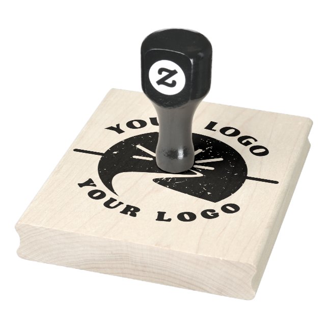 XL Large Business Logo Custom Rubber Stamp (Stamp)