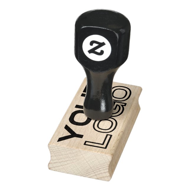 XL Large Business Logo Custom Rubber Stamp (Stamp)