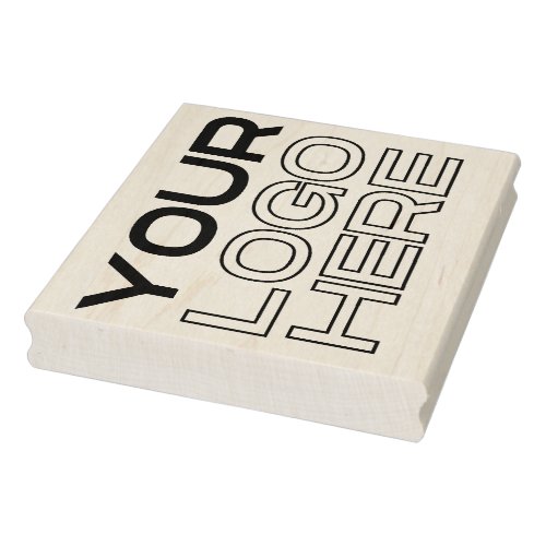 XL Large Business Logo Custom Rubber Stamp