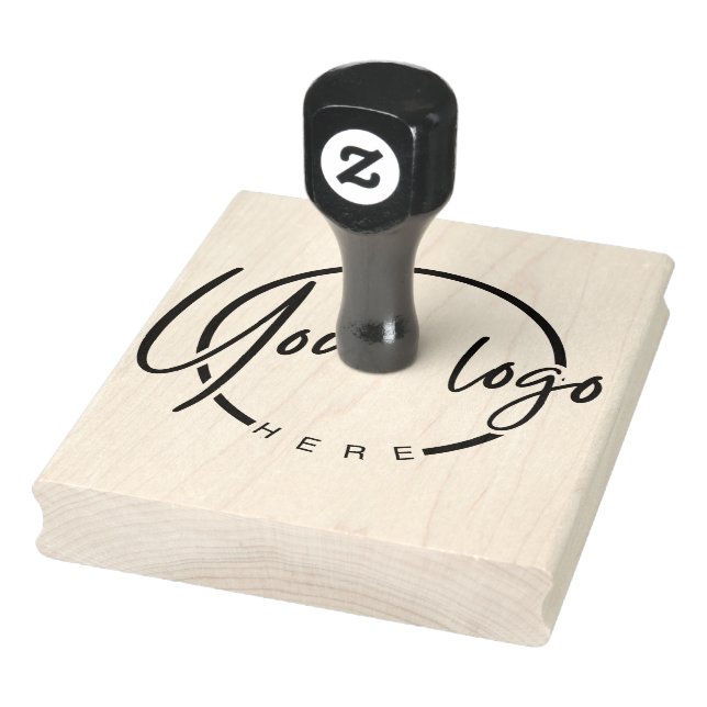 XL Large Business Logo Custom Rubber Stamp (Stamp)