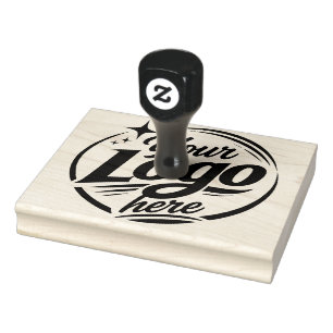 XL Large Business Logo Custom Rubber Stamp