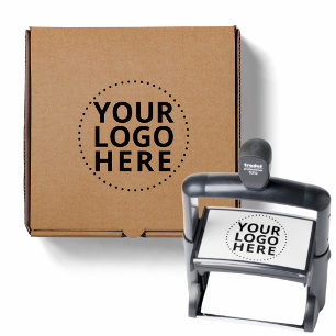 XL Large Custom Business Logo Company Self-inking Stamp