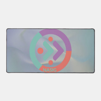 XL logo desk pad with background
