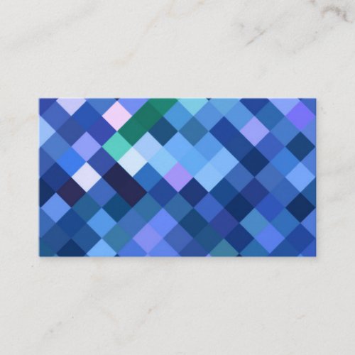 XL Pixel Background _ Blue Business Card