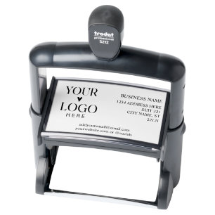 XL Stamp 4.5" x 2.75" Custom Business Logo Address