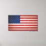 XL Vintage Grunge Style American Flag Canvas