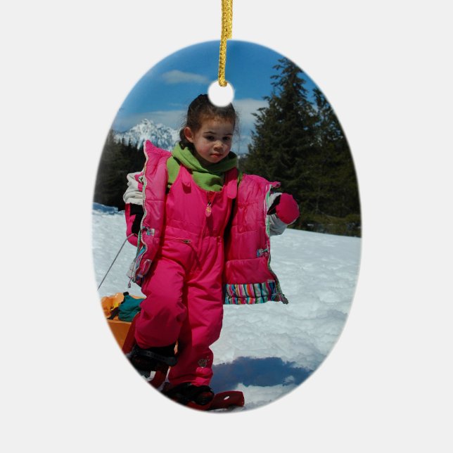 Xmas 2011 Lucy Ceramic Ornament (Front)