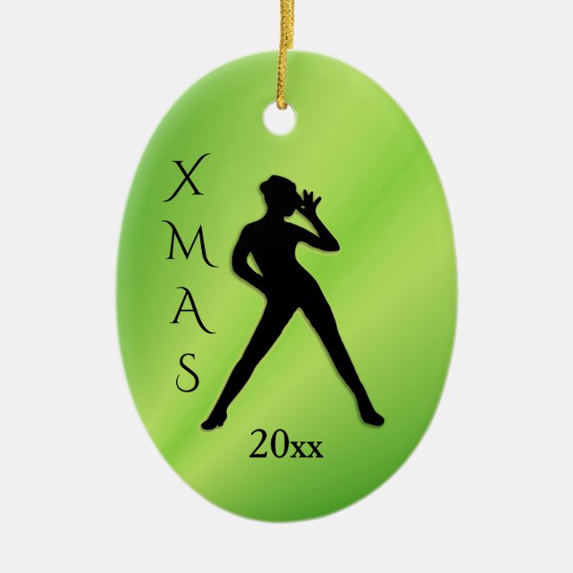 Xmas 20xx Dance Tree Ornament Dancer Both Sides (Front)