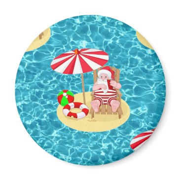 xmas beach santa claus magnet xmas beach santa claus magnet