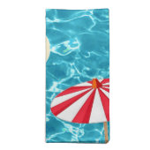 xmas beach santa claus napkin | Zazzle