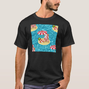 xmas beach santa claus T-Shirt