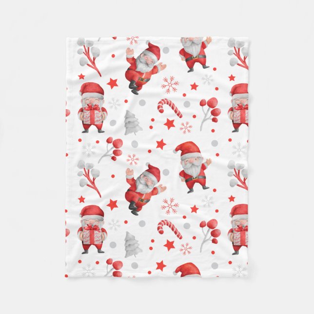 Xmas Bedroom Decor Ideas Fleece Blanket (Front)