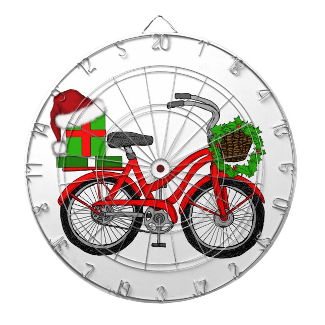 xmas bike dart board (Front)