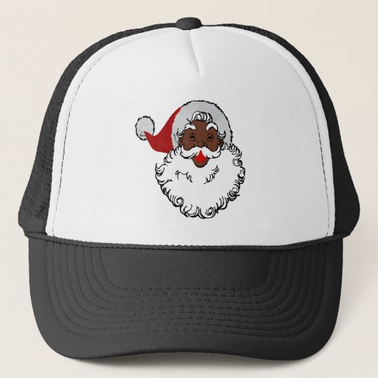 all black santa claus hat